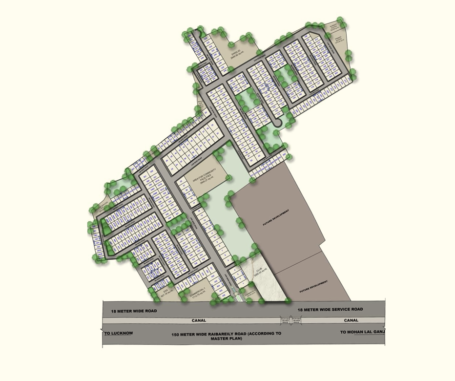 Suraksha Enclave site plan